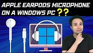 How to Use The Apple Lightning/3.5mm Earpods Microphone on a Windows PC