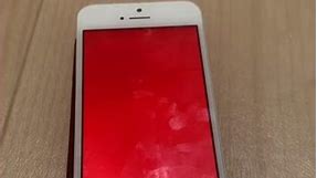 iPhone 5s red screen