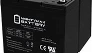 Mighty Max Battery Pride BATLIQ1018 12V 55Ah Sealed AGM Battery Group 22NF - 2 Pack