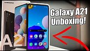 Samsung Galaxy A21 Unboxing & Hands On!
