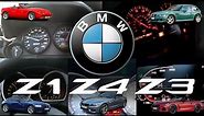 BMW Z Acceleration Battle (Z1 vs Z3 vs Z4 Generations) | 0-100