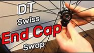 How to Swap Axle End Caps on a DT Swiss Front Hub
