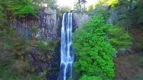 Pistyll Rhaeadr Waterfall - North Wales by Drone