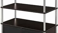 Convenience Concepts Designs2Go Highboy TV Stand with Storage Cabinets and Shelves for TVs up to 40 Inches, Espresso