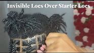 Invisible Locs Over Starter Locs Mini Tutorial Cuban Twist Hair Loc Bob