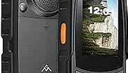 AGM M7 Rugged Phone, IP68 Waterproof Outdoor Phone, 2500mAh Battery Unlocked 4G Cell Phone for Seniors Dual SIM Biggest Speaker 2.4" Touch Screen 1GB+8GB Facebook/Skype/TikTok-Black