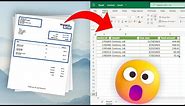 How to automate invoice data copy to Excel in 1 minute