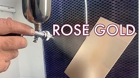 How To Make a Rose Gold Billet Metallic Color