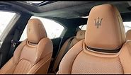 2022 Maserati Ghibli Blu Nobile with Tan Zegna Pelletessuta Interior - Maserati of White Plains