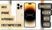 iphone 14 pro max Gold unboxing/New & Hidden Features #iphone14promax #goldcolor /14promaxreview