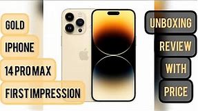 iphone 14 pro max Gold unboxing/New & Hidden Features #iphone14promax #goldcolor /14promaxreview