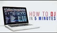 How to DJ with a Laptop in 5 MINUTES + GIVEAWAY