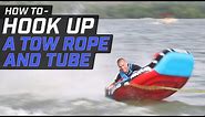 How To - Hook up a tow rope & tube to your boat