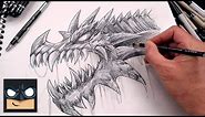 How To Draw a Dragon | YouTube Studio Sketch Tutorial