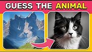 Guess the Hidden Animals by ILLUSIONS 🦌🌀🐵 Optical Illusion Hard Quiz