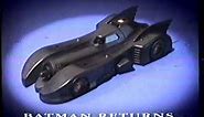 1992 Batman Returns Turbo powered Batmobile "Cat Womans been spotted" TV Commercial