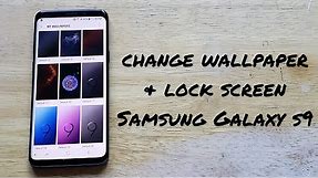How to change wallpaper on Samsung Galaxy s9