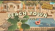 Summer Beach Town Island Tour // Animal Crossing New Horizons