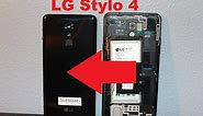 LG Stylo 4 How to Replace and remove Back Cover