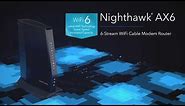 Introducing the NETGEAR Nighthawk AX6 WiFi 6 DOCSIS 3.1 Cable Modem Router | CAX30