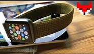 Apple Watch Band Olive Flak Nike Sport Loop [4K]