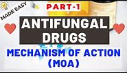 Antifungal Drugs Part 1 - MECHANISM OF ACTION (MOA) | Made EASY