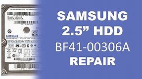 SAMSUNG hard drive HM321HI HM501II HM641JI 2AJ10001 BF41 00306A repair and data recovery