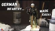 How to Paint WWII German Infantry Figures | 1/35 Scale Model Tutorial