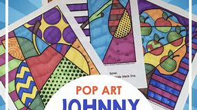 Pop Art Johnny Appleseed Coloring Pages | Fun Fall Activity!