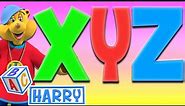 The Letters X Y Z in 3D | Learn The Alphabet With Phonics | ABC Harry Nursery Rhymes & Kids Songs