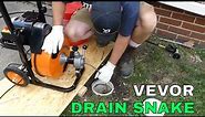 VEVOR Drain Snake Review - 75' X 1/2" Auto Feed Drain Cleaning Machine