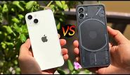 iPhone 13 vs Nothing Phone 1 Detailed Camera Comparison🔥 SURPRISING RESULTS!😍 (HINDI)