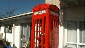 How we made our red English telephone booth