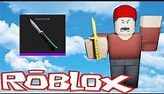 Playing with the Butterfly Knife (Roblox Arsenal).