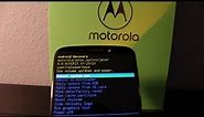 Motorola Moto G6 play HARD RESET and Recovery mode