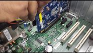 How to install graphic card on HP compaq DC7800 tower