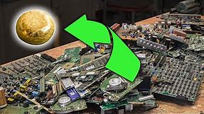 E-waste GOLD Recovery | Recycle Broken Electronics!