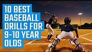 10 Best Baseball Drills for 9-10 Year Olds | Fun Youth Baseball Drills from the MOJO App