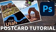Postcard Design Tutorial in Photoshop for Beginners