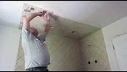 How to install tile on a ceiling