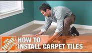 How to Install Carpet Tiles | The Home Depot