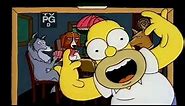 The Simpsons-Dogs Playing Poker