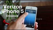 Verizon iPhone 5 GSM Unlocked - works with AT&T, etc.