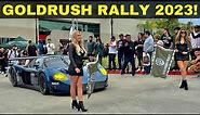 goldRush Rally GRXV 2023 Full Throttle X HRE Wheels Open House - Maserati MC12 Corsa Race Car REVS!