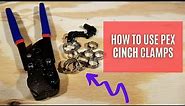 How to Use PEX Cinch Clamps - DIY - iCrimp clamp tool