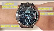 LOKMAT APPLLP 4 PRO Smartwatch Unboxing And Full Review 6GB+128GB Android 11 Better Than LEMFO LEM16