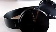 SONY MDR-XB450 Over The Ear Extra Bass Headphone - Black and Golden