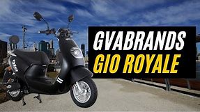 GVA Brands Gio Royale Electric Moped Review