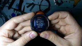 How to set time Pulsar PQ2013 digital watch