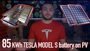 How to install and use Tesla Model S P85 batteries as a storage for PV solar system on 48V
